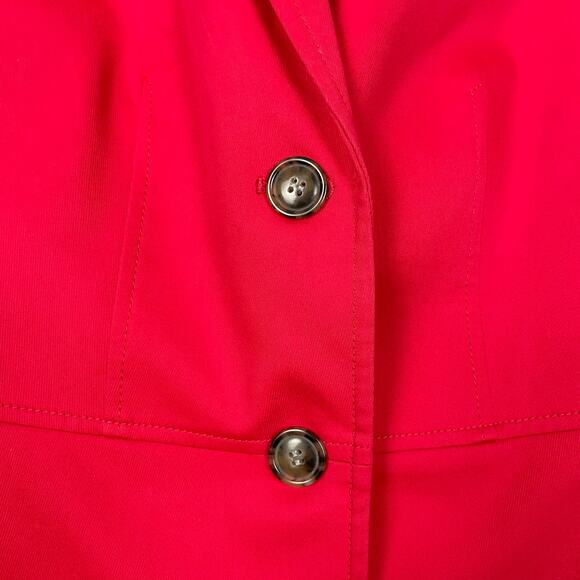 Talbots | Dark Strawberry Pink Double Button Career Blazer - Picture 6 of 9